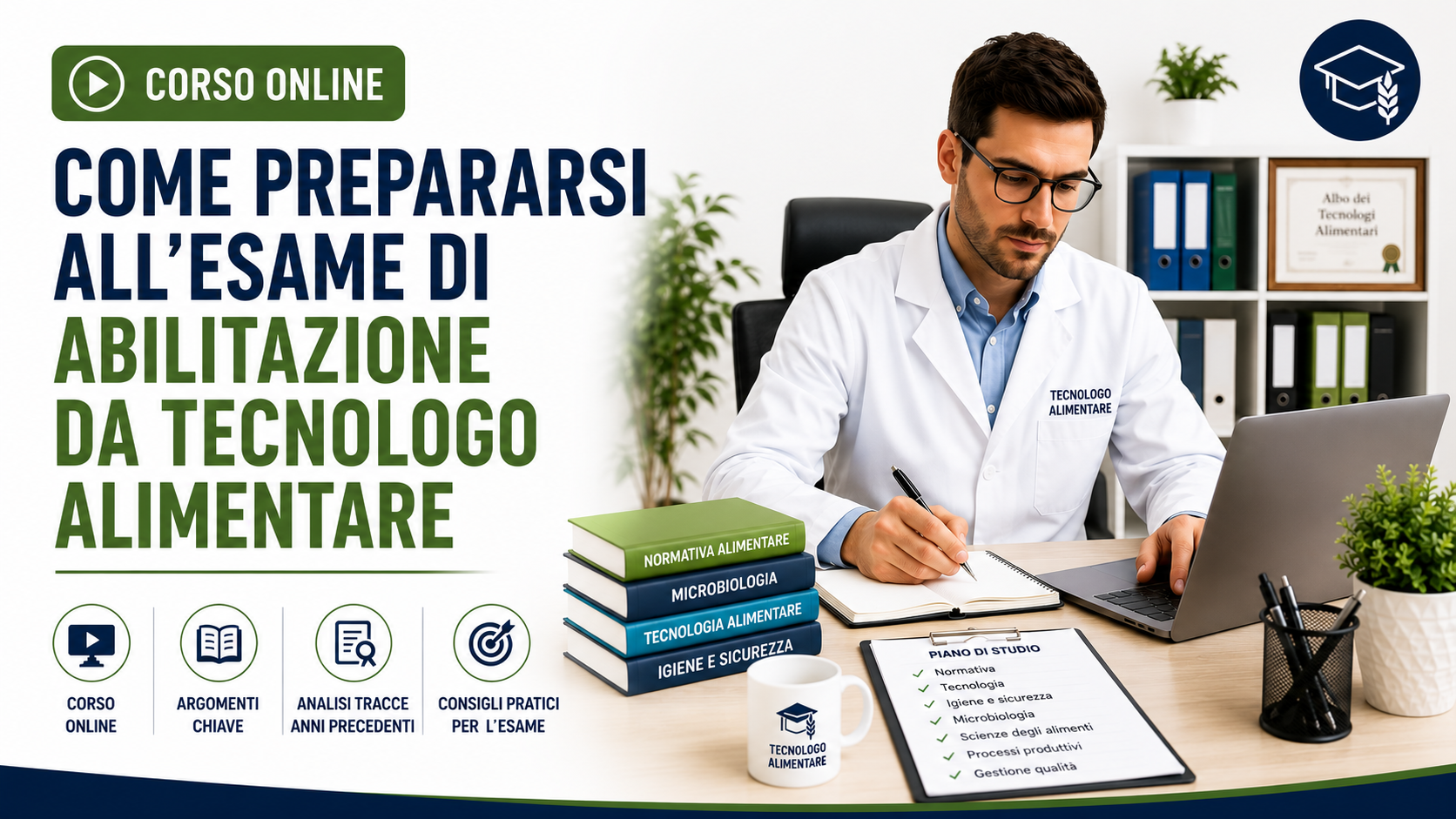 Come prepararsi all’Esame di Stato da Tecnologo Alimentare