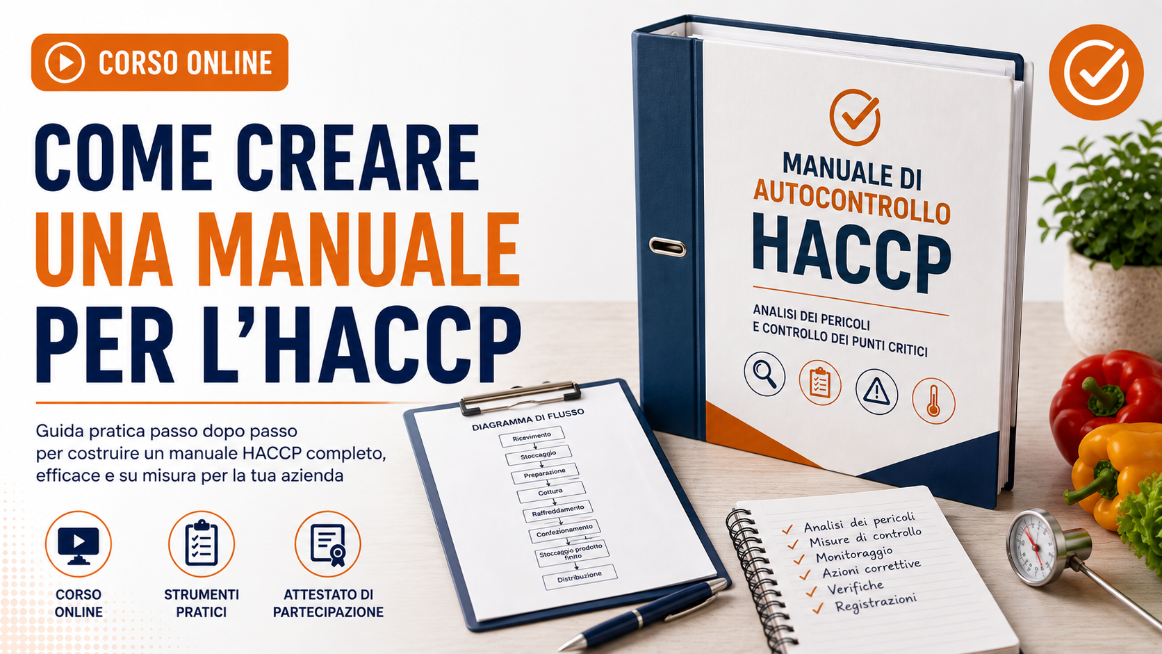 Come creare un manuale per l’HACCP da zero