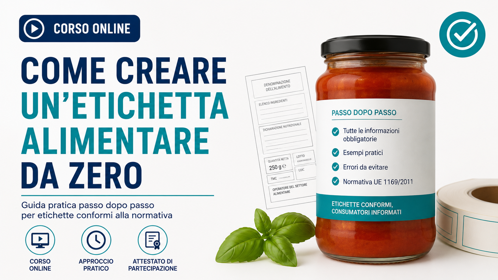 Come creare un’etichetta alimentare da zero