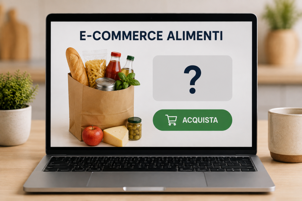 Vendita di alimenti online e informazioni obbligatorie sull'e-commerce