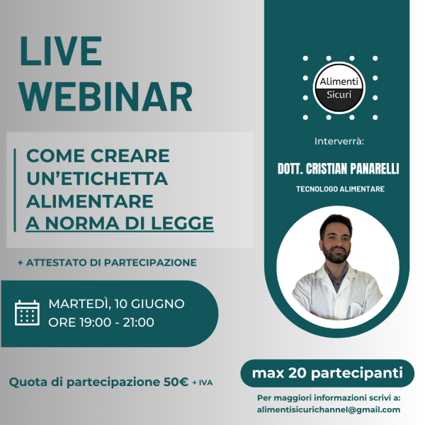 webinar etichettatura 10 giugno